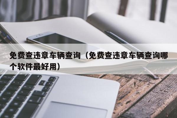 免费查违章车辆查询（免费查违章车辆查询哪个软件最好用）